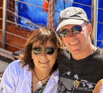 Dave & Mary Lou on whale watching cruise